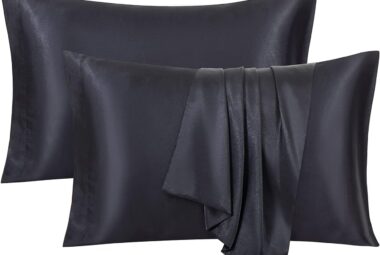 Black Silk Pillow Cases