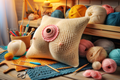 Boob Pillow Crochet Pattern