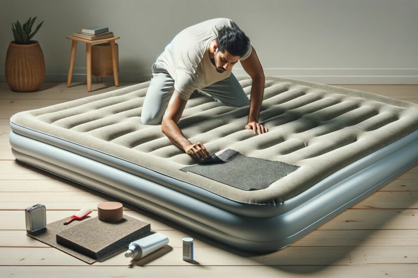 How to Patch an Air Mattress on the Felt Side