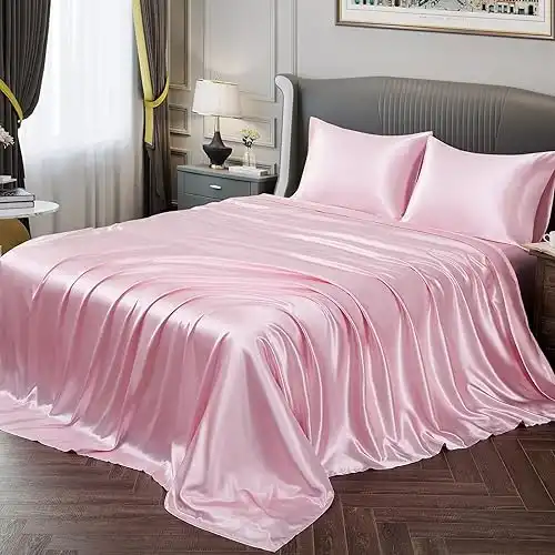 Vonty Silky Soft Satin Bed Sheets